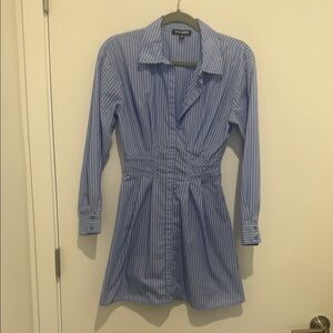 Steve Madden blue collared dress XS